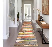 HOKXUAN Tapis Antidérapant Tapis Long 60 x 220 cm Antidérapant Lavable Absorbant Tapis Hall D Entrée Interieur Long Nombreuses Tailles pour Salon Chambre, I
