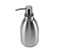 Hokyzam Cosaux Distributeur de Savon Liquide INOX WQ12 Conteneurs de Savon à Pompe, 500ml Récipient Bouteille de Shampooing pour Salle De Bain