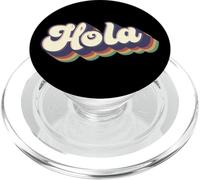 Hola Bonjour Rétro Espagnol Mexicain Cinco de Mayo Latin Vintage PopSockets PopGrip pour MagSafe