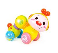 Hola - Jouet de ver Coulissant pour bébés - avec lumières, Sons et Mouvement de ver réalistes - Jouet Musical éducatif et interactif pour Chat - Cadeau bébé +6 Mois