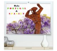 Hola Portugal und Spanien (hochwertiger Premium Wandkalender 2026 DIN A2 quer), Kunstdruck in Hochglanz: Eine vielseitige Reise über die iberische Halbinsel