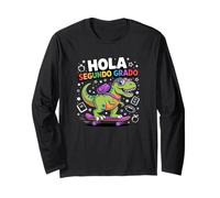 Hola Segundo Grado Dinosaur Hello 2nd Grade Spanish Teacher Manche Longue