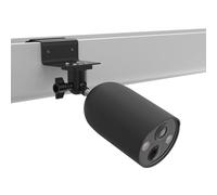 HOLACA Coque en silicone + support de gouttière compatible avec TP-Link Tapo C425/C460 (KIT), étanche, souple, durable (caméra non incluse), coque en silicone + support, noir