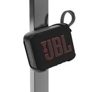 HOLACA Étui avec sangle pour haut-parleur Bluetooth JBL GO 4, coque de protection magnétique avec coque rigide en ABS, sangle de serrage intégrée et aimant puissant pour salle de sport, vélo, support