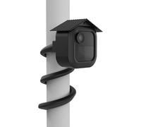 HOLACA Étui en plastique + support flexible compatible avec caméra clignotante d'extérieur 4, étanche, souple, durable (caméra non incluse), coque en plastique + support, noir