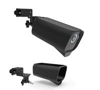 HOLACA Fixation de gouttière compatible avec eufyCam S3 Pro, étanche, souple, durable (appareil photo non inclus), en silicone, porte-gouttière, noir