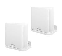 Holaca Lot de 2 supports muraux pour Asus ZenWiFi AX Whole-Home Tri-Band Mesh WiFi 6 System (XT8) (CT8), simple et robuste