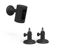 HOLACA Lot de 2 Supports pour Appareil Photo Stick Up/Pro/Indoor/Wyze/Eufy/Arlo, Compatible avec Toutes les Caméras avec Trou Fileté Standard 1/4, Noir