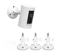 HOLACA Lot de 3 supports muraux compatibles avec Rin g Stick Up Cam(Pro)/Outdoor Camera Plus et Eufy & Arl o, compatible avec toutes les caméras avec filetage standard 1/4", blanc