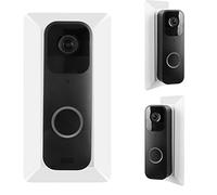 HOLACA Plaque murale avec support incliné à 35 degrés gauche/droite pour sonnette vidéo Blink - [Matériau ABS dur] (Blanc)