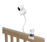 HOLACA Support à clip flexible compatible avec le babyphone VTech VM923/924 sans outils ni dommages au mur - Blanc (support à clip)