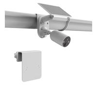 HOLACA Support compatible avec les caméras de sécurité Tapo C660, C615F, C645D, C675D, C402, C403, C460, C425, C630, C411, C610, TC82, TC90, TC85, C545D et panneau solaire A201, montage de gouttière