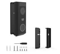 HOLACA Support compatible avec sonnette vidéo eufy Security E340, pivotant des deux côtés de 0 à 35°, support réglable en plastique ABS