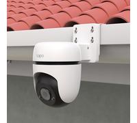 HOLACA Support de gouttière compatible avec caméra de sécurité Wi-Fi panoramique et inclinable TP-Link Tapo (C530WS C520WS/C510W/C500/C501GW/TC40/TC41/TC40GW/C51A/C52A) - Blanc