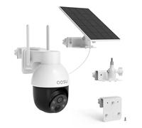 HOLACA Support de gouttière pour caméra et panneau solaire compatible avec AOSU 2K 3MP / 3K 5MP Caméra de surveillance extérieure solaire (caméra et panneau solaire non inclus)