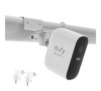 HOLACA Support de Gouttière Universel Compatible avec l'eufycam 1/2/2C/2C Pro/3/3C/E/S3 Pro, Arlo Pro 4/Pro 3/Pro 2/Ultra/Ultra 2/Essential 2(XL), Reolink Argus 2, (Blanc, 2PCS)