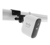 HOLACA Support de Gouttière Universel Compatible avec l'eufycam 1/2/2C/2C Pro/3/3C/E/S3 Pro, Arlo Pro 4/Pro 3/Pro 2/Ultra/Ultra 2/Essential 2(XL), Reolink Argus 2, (Noir, 1PCS)