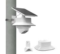 HOLACA Support de mât compatible avec eufy Security SoloCam E30 / eufy 4G LTE Cam S330, support pour appareil photo eufyCam Solo E30 / 4G LTE S330, couvercle de caméra + support de mât