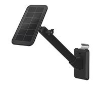 HOLACA Support de panneau solaire pour panneau solaire annulaire, tuyau d'eau/tube en acier, réglable à 180°, compatible avec Arlo/Wyze/Eufy/Waterstone