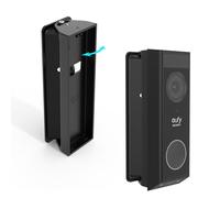 Holaca Support de sonnette pour sonnette vidéo de sécurité Eufy E340, angle (0-35 degrés), adaptateur de réglage de plaque de montage, kit de cale