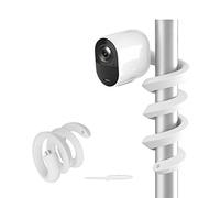 HOLACA Support Flexible Universel Compatible avec l'eufycam 1/2/2C/2C Pro/3/3C/E/S3 Pro, Arlo Pro 4/Pro 3/Pro 2/Ultra/Ultra 2/Essential 2(XL), Reolink Argus 2, (Blanc, 1PCS)
