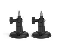 HOLACA Support mural compatible avec batterie R ing Stick Up Cam [appareil photo non inclus], 2 supports de fixation, noir
