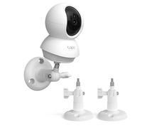 HOLACA Support mural Compatible avec TP-Link Tapo C200 / C210 / C220 / C201 / C202 / C211 / C212 / C222 / C230 Caméra de surveillance WiFi pour intérieur, Blanc 2 pièces