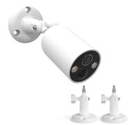 HOLACA Support mural compatible avec TP-Link Tapo C425/C460 (KIT) (caméra non incluse), 2 supports, blanc