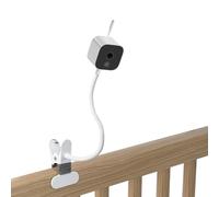 HOLACA Support Universel pour babyphone - Compatible Arlo, GHB, HelloBaby, ieGeek, Momcozy, Motorola et + (1/4") Montage sans Outil et sans Trace Support à Clip Blanc