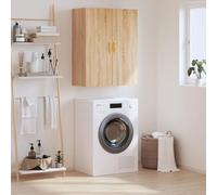 Holamys Armoire Murale chêne Sonoma en Bois d'ingénierie 69,5x34x90 cm, Rangement Suspendu Polyvalent, étagères pour Salon, Bureau, Chambre, décor esthétique, Organiseur de Cubes