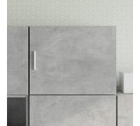 Holamys Armoire Murale Gris béton en Bois d'ingénierie 50x42,5x40 cm, Rangement Cube Storage Organizer, étagère Book Shelf, bibliothèque Bookcase pour Room Decor Aesthetic