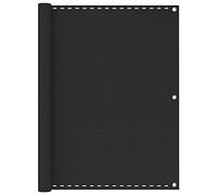 Holamys Brise-vue pour balcon anthracite 120 x 300 cm, en polyéthylène haute densité résistant aux UV, au vent et à l'eau, résistant à la moisissure, pour terrasse et jardin, avec corde de fixation