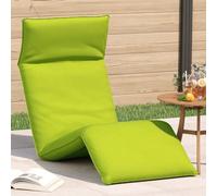 Holamys Chaise longue pliable pour jardin et plage, réglable en 5 positions, vert vif, 175 x 54 x 8,5 cm, tissu Oxford, idéal pour se détendre