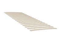 Holamys Lot de 2 lattes de rechange pliables en bois de peuplier massif, 80 x 200 cm, lattes enroulables avec courbe, pour cadres de lit et lits plates-formes, soutien durable du sommeil