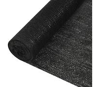 Holamys Panneau de clôture noir 1,2 x 10 m, PEHD 150 g/m², résistant aux UV, brise-vue pour jardin, balcon et terrasse, perméable au vent et à l'eau, résistant à la moisissure