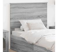 Holamys Tête de lit moderne en bois gris Sonoma 100 cm, rectangulaire, durable, facile à monter, pour chambre à coucher, élégance élégante