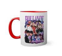 holanov rivalry love story Tasse à l'intérieur de couleur rouge avec poignée 330ml
