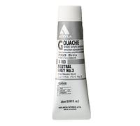 Holbein Acryla Gouache Artists Acrylic Polymer Emulsion, 20ml Neutral Grey 3 (D163)