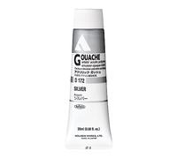 Holbein Acryla Gouache Artists Acrylic Polymer Emulsion, 20ml Silver (D172)