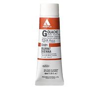 Holbein Acrylic Gouache Artists Acrylic Polymer Emulsion, 40ml Burnt Sienna (D731A)
