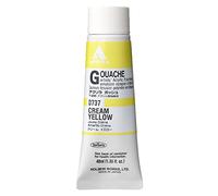 Holbein Acrylic Gouache Artists Acrylic Polymer Emulsion, 40ml Cream Yellow (D737A)
