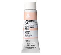 Holbein Acrylic Gouache Artists Acrylic Polymer Emulsion, 40ml Shell Pink (D711A)