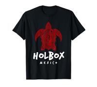 Holbox Island Mexico Tribal Sea Turtle Island T-Shirt
