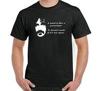 Holcim Frank Zappa T Shirt Mens Quote Electric Guitar Drums Keyboard Top Size L