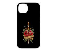 Hold Fast Dagger Rose Traditional Tattoo Flash Old Ink Coque pour iPhone 14 Plus