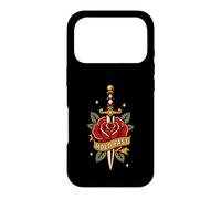 Hold Fast Dagger Rose Traditional Tattoo Flash Old Ink Coque pour iPhone 17 Pro