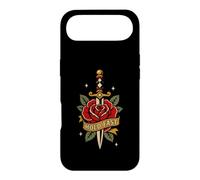 Hold Fast Dagger Rose Traditional Tattoo Flash Old Ink Coque pour iPhone Air