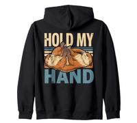 Hold My Hand Connexion pour Les Amoureux des cochons d'Inde Sweat à Capuche