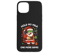 Hold My Milk Un Autre Jeu Funny Santa Gamer Christmas Coque pour iPhone 15 Plus