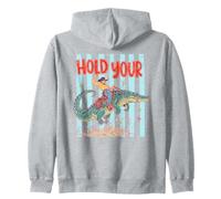 Hold Your Gator Cowboy Alligator Riding Humour Sweat à Capuche